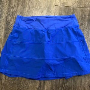 Blue lulu lemon skirt